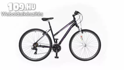 X100 női fekete/lila 17 cross kerékpár